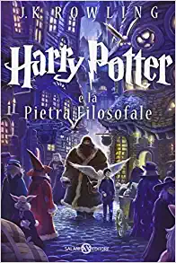 Book cover of Harry Potter and the Philosopher's Stone in Italian