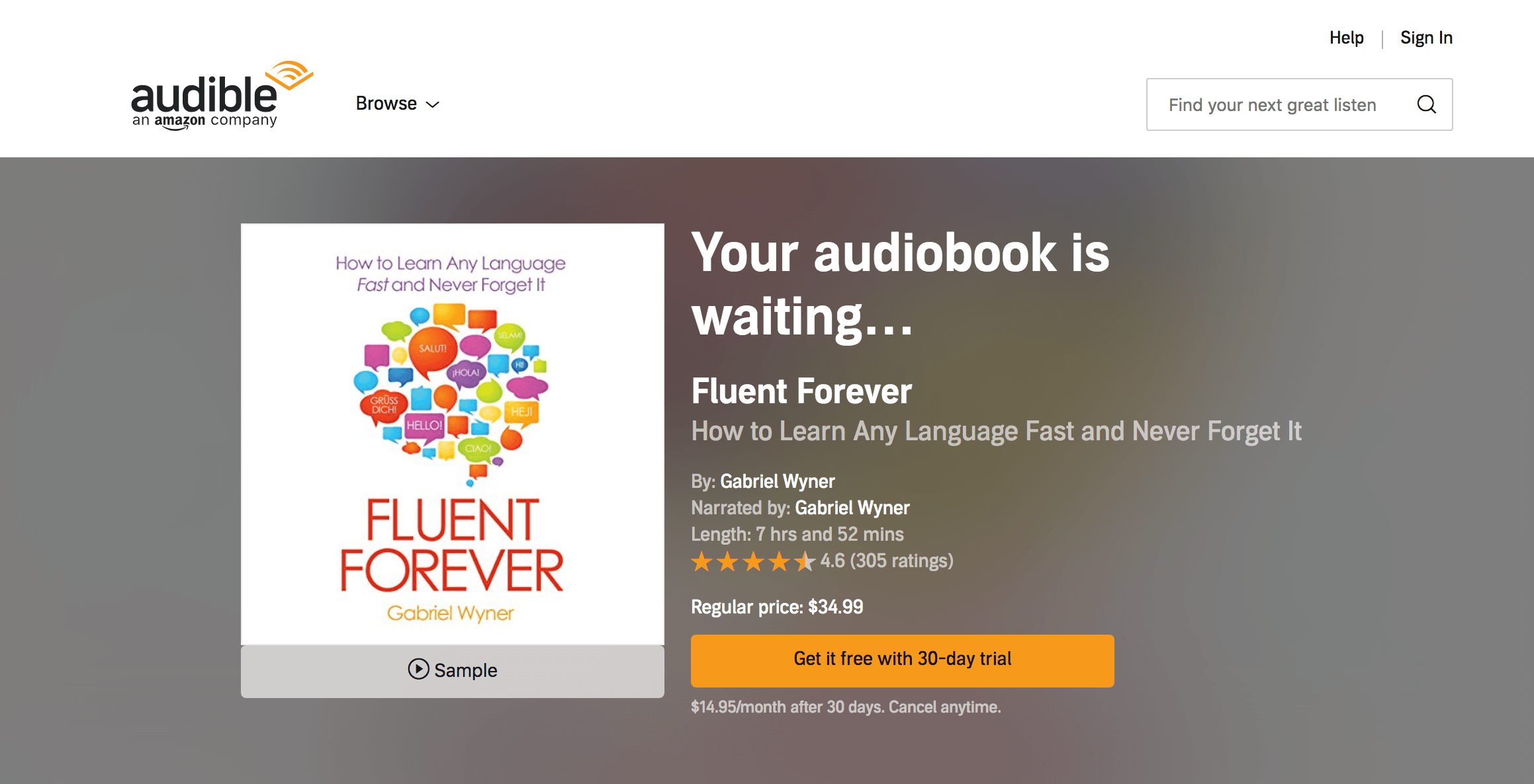 Read more about the article Fluent Forever Audiobook Resources and Guide