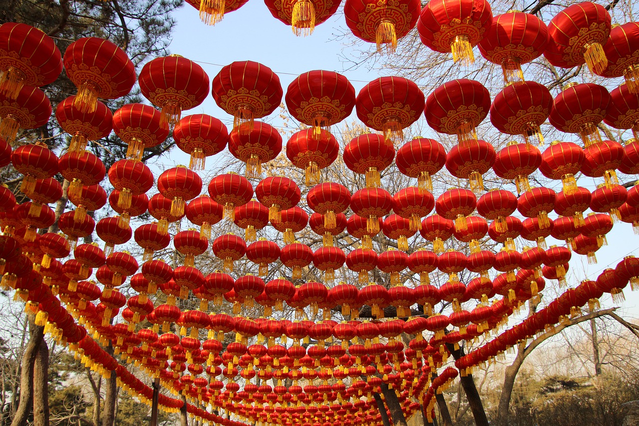 Chinese New Year street lanterns