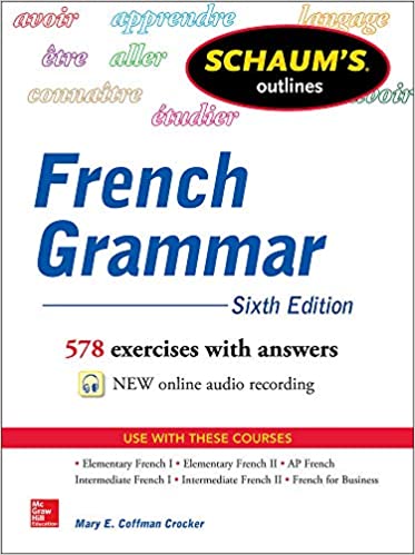 Mary Crocker’s Schaum’s Outline of French Grammar book cover